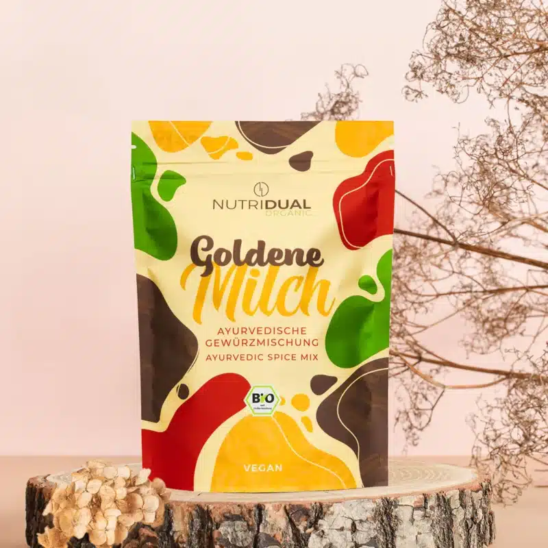 Bio Goldene Milch Pulvermischung