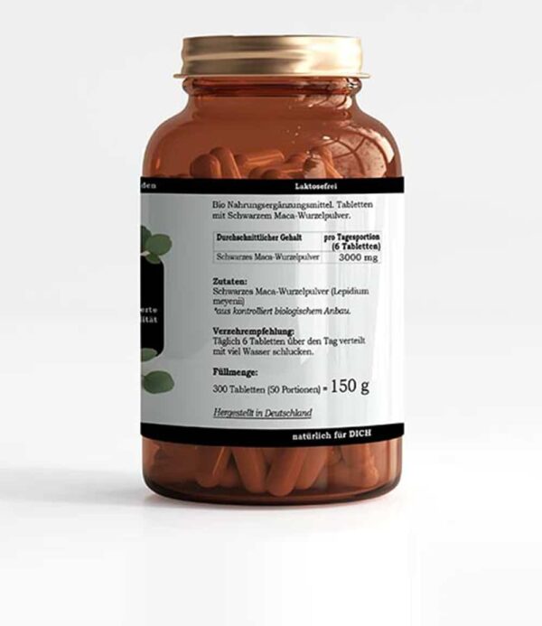 Bio Maca schwarz 500 mg – Bild 8