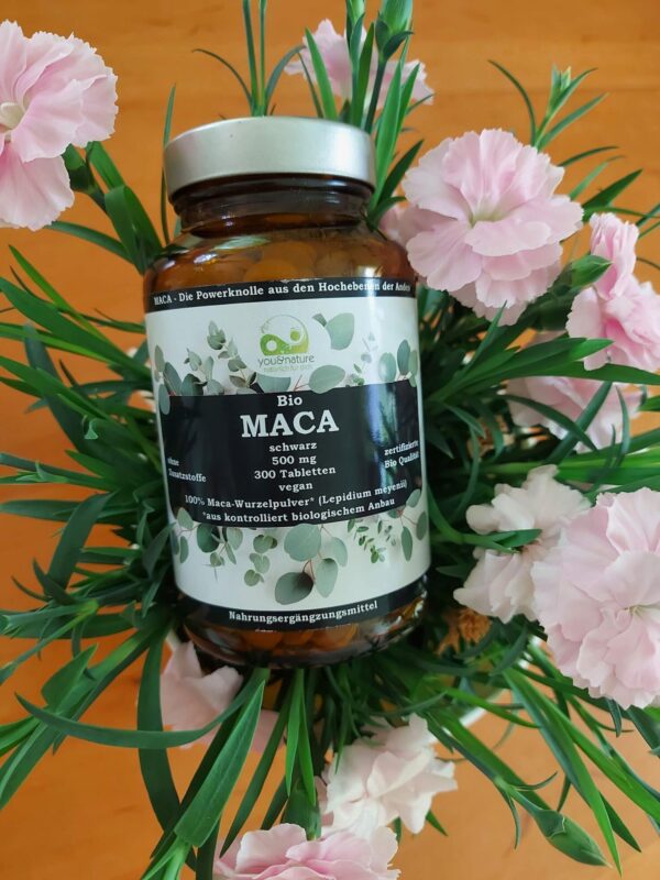 Bio Maca schwarz 500 mg, 300 Tabletten
