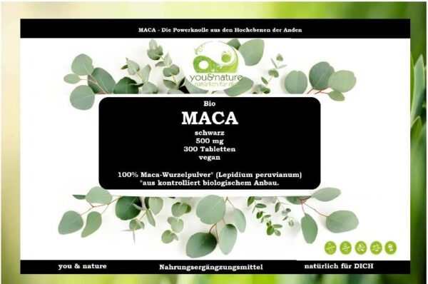 Bio Maca schwarz 500 mg – Bild 13