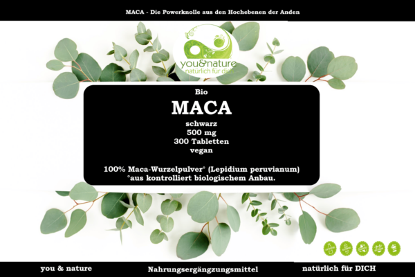 Bio Maca schwarz 500 mg – Bild 6