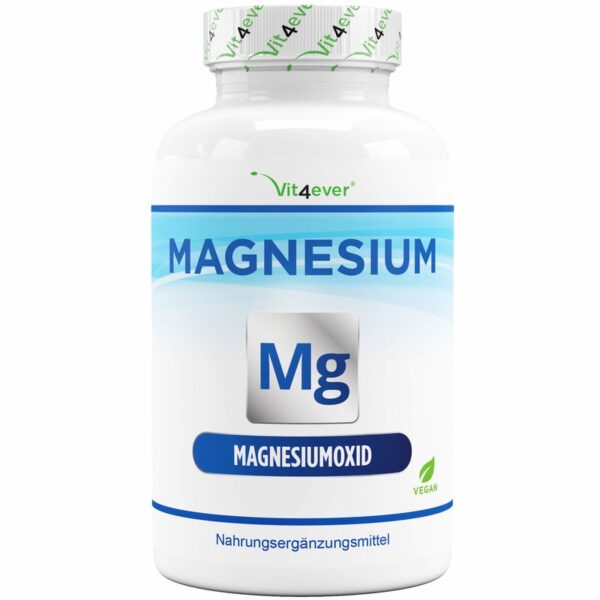 Magnesium - 365 Kapseln - 665 mg je Kapsel