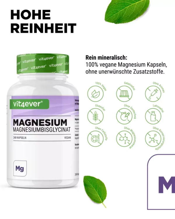Magnesiumbisglycinat hochdosiert – Laborgeprüft – Bild 2